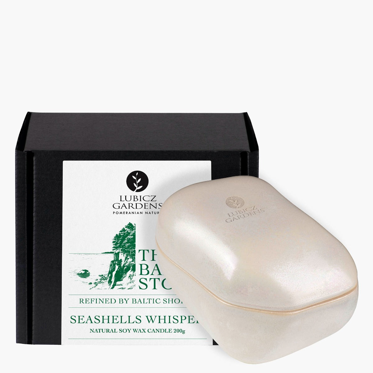 Baltic Stone “Seashells Whisper” – Aromātiskā svece 200g