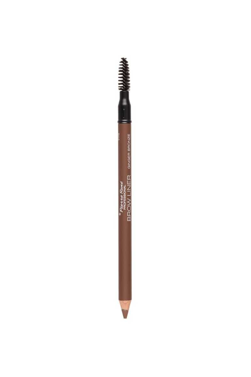 EYEBROW PENCIL WITH BRUSH - BROW LINER NO. 02 GINGER BRONZE