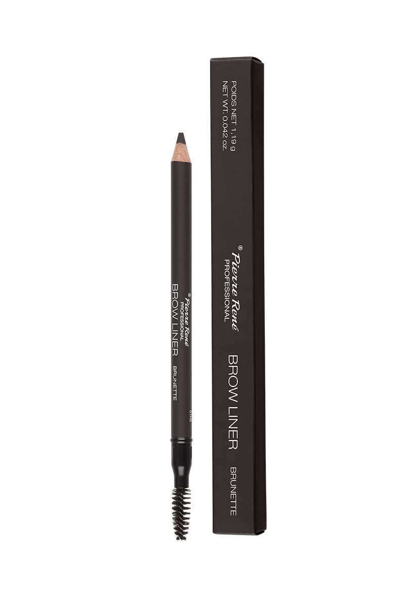 EYEBROW PENCIL WITH BRUSH - BROW LINER NO. 01 BRUNETTE