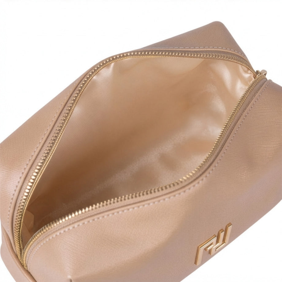 GOLD COSMETIC BAG